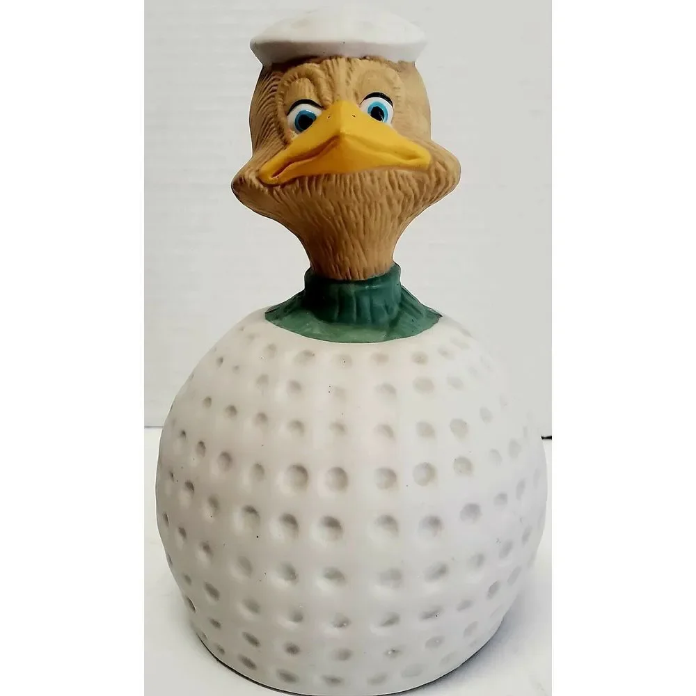 VTG Enesco Musical Eggbert &Friends Malcom Bowmer 1989 Golf Tea for Two Figurine